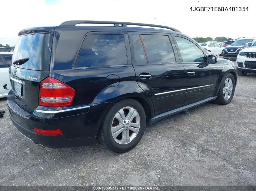 2008 Mercedes-Benz Gl 450 4Matic VIN: 4JGBF71E68A401354 Lot: 39895377