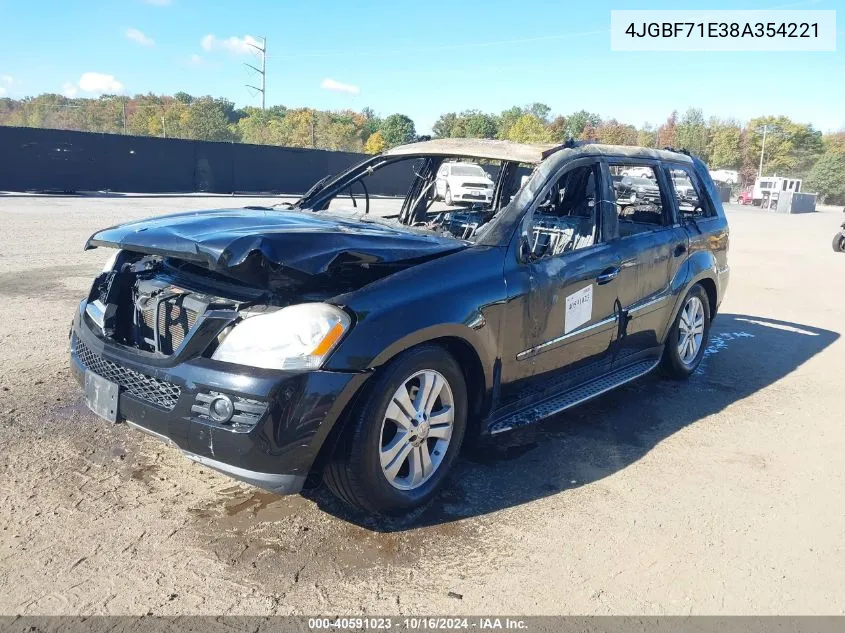 2008 Mercedes-Benz Gl 450 4Matic VIN: 4JGBF71E38A354221 Lot: 40591023