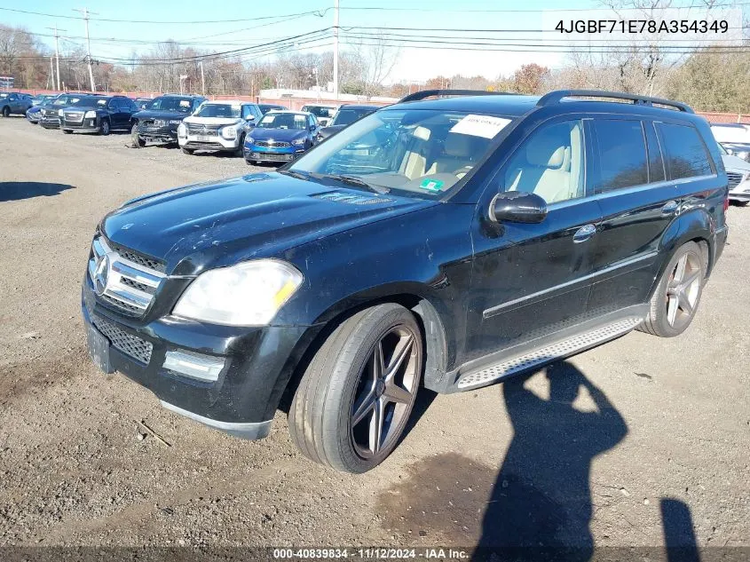 2008 Mercedes-Benz Gl 450 4Matic VIN: 4JGBF71E78A354349 Lot: 40839834