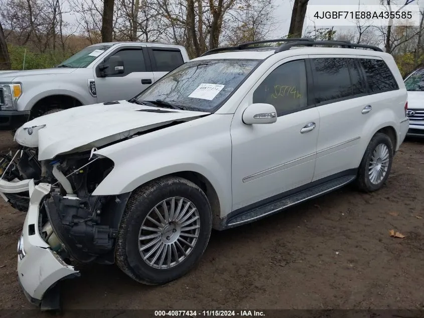 4JGBF71E88A435585 2008 Mercedes-Benz Gl 450 4Matic