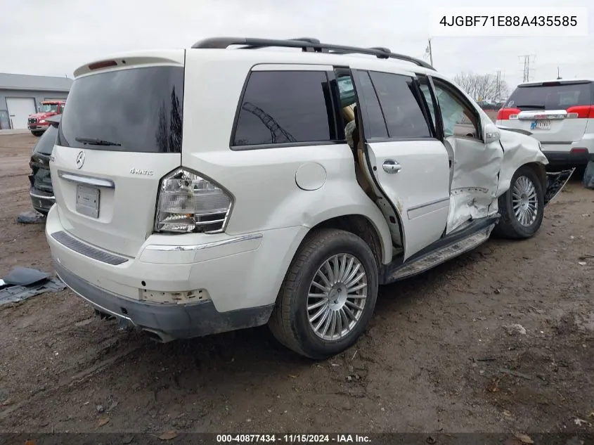 4JGBF71E88A435585 2008 Mercedes-Benz Gl 450 4Matic