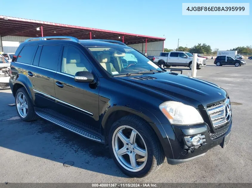 2008 Mercedes-Benz Gl 550 4Matic VIN: 4JGBF86E08A395999 Lot: 40881367