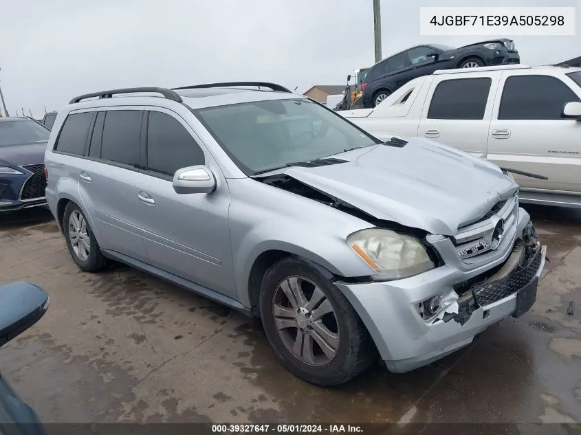 2009 Mercedes-Benz Gl 450 4Matic VIN: 4JGBF71E39A505298 Lot: 39327647