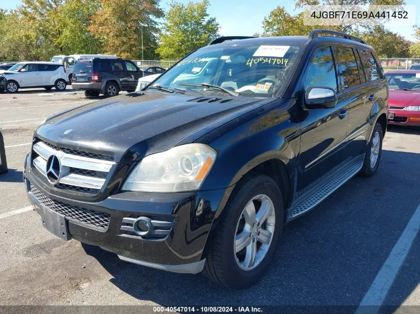 2009 Mercedes-Benz Gl 450 4Matic VIN: 4JGBF71E69A441452 Lot: 40547014