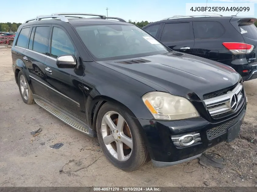 2009 Mercedes-Benz Gl-Class 3.0L Bluetec VIN: 4JGBF25E99A496099 Lot: 40571270