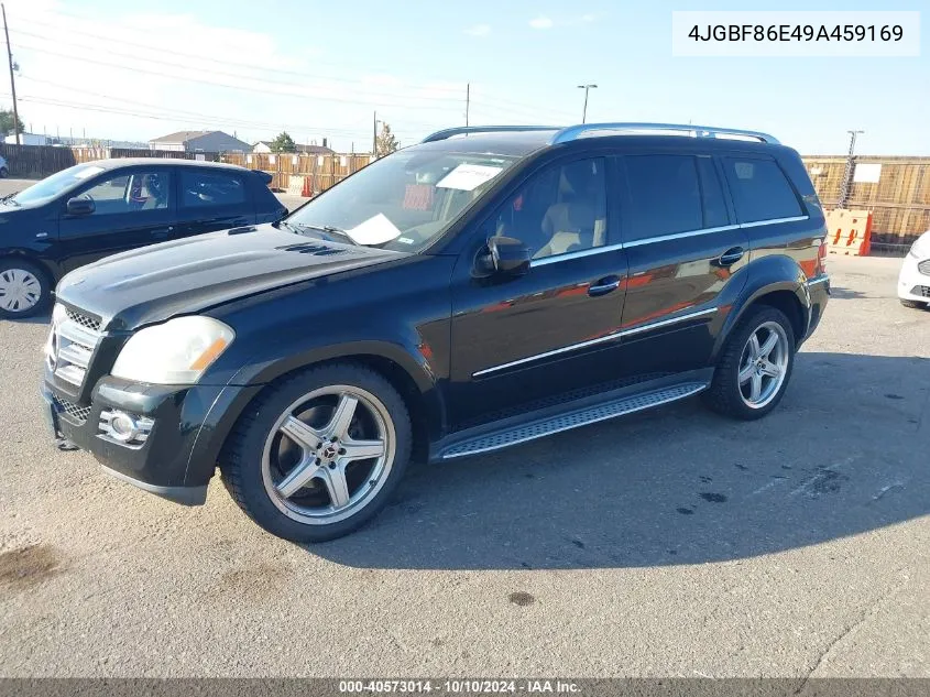 2009 Mercedes-Benz Gl 550 4Matic VIN: 4JGBF86E49A459169 Lot: 40573014