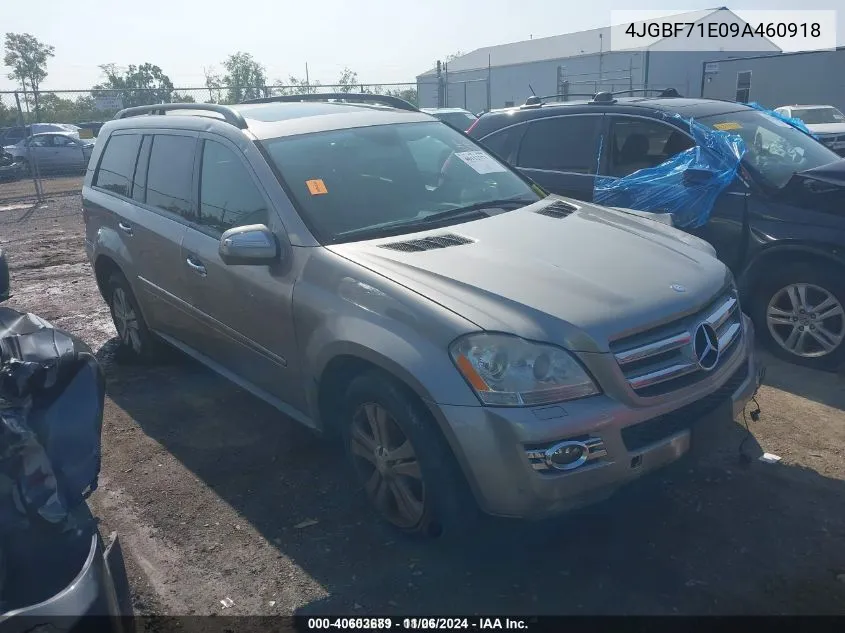 2009 Mercedes-Benz Gl 450 4Matic VIN: 4JGBF71E09A460918 Lot: 40603689