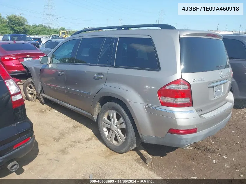 2009 Mercedes-Benz Gl 450 4Matic VIN: 4JGBF71E09A460918 Lot: 40603689