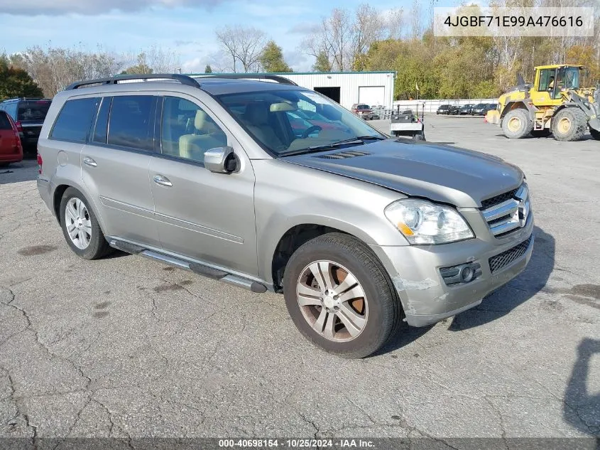 2009 Mercedes-Benz Gl 450 4Matic VIN: 4JGBF71E99A476616 Lot: 40698154