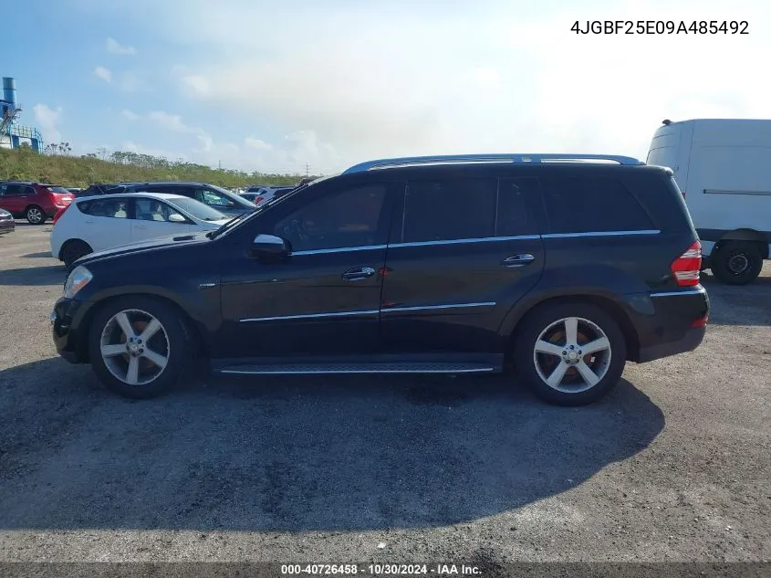 2009 Mercedes-Benz Gl 320 Bluetec 4Matic VIN: 4JGBF25E09A485492 Lot: 40726458