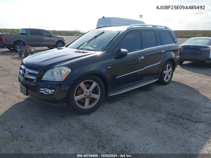 2009 Mercedes-Benz Gl 320 Bluetec 4Matic VIN: 4JGBF25E09A485492 Lot: 40726458