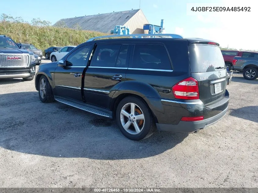 2009 Mercedes-Benz Gl 320 Bluetec 4Matic VIN: 4JGBF25E09A485492 Lot: 40726458