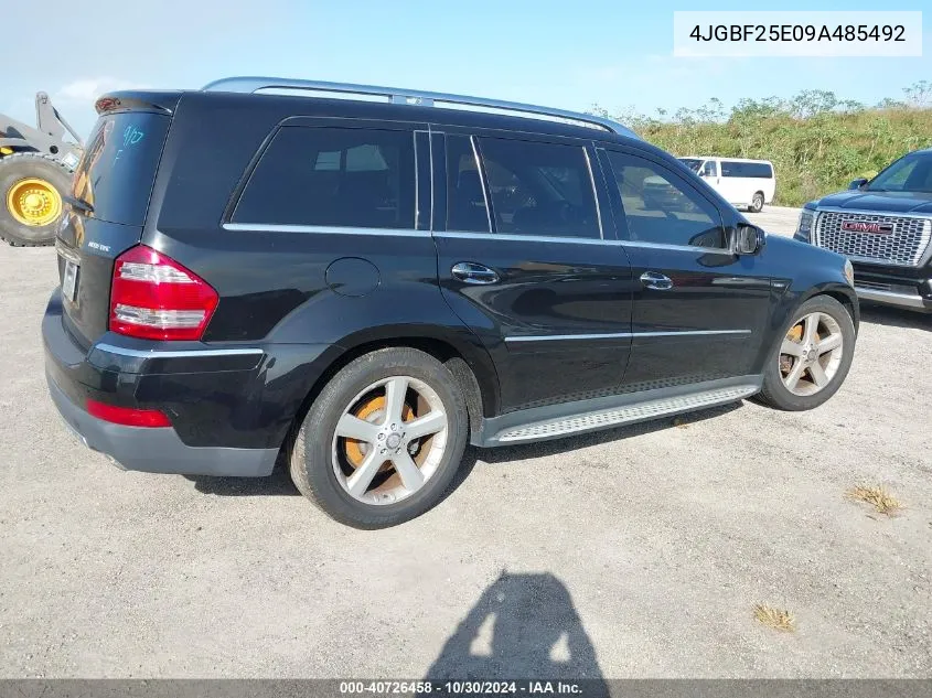 2009 Mercedes-Benz Gl 320 Bluetec 4Matic VIN: 4JGBF25E09A485492 Lot: 40726458