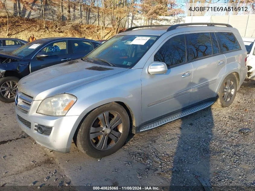 2009 Mercedes-Benz Gl 450 4Matic VIN: 4JGBF71E69A516912 Lot: 40825065