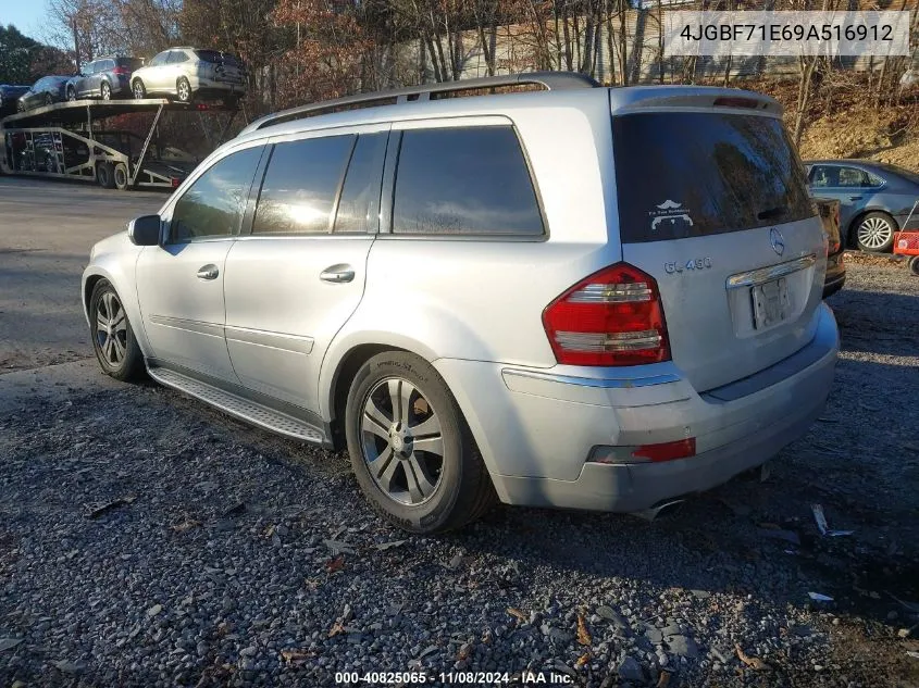 2009 Mercedes-Benz Gl 450 4Matic VIN: 4JGBF71E69A516912 Lot: 40825065