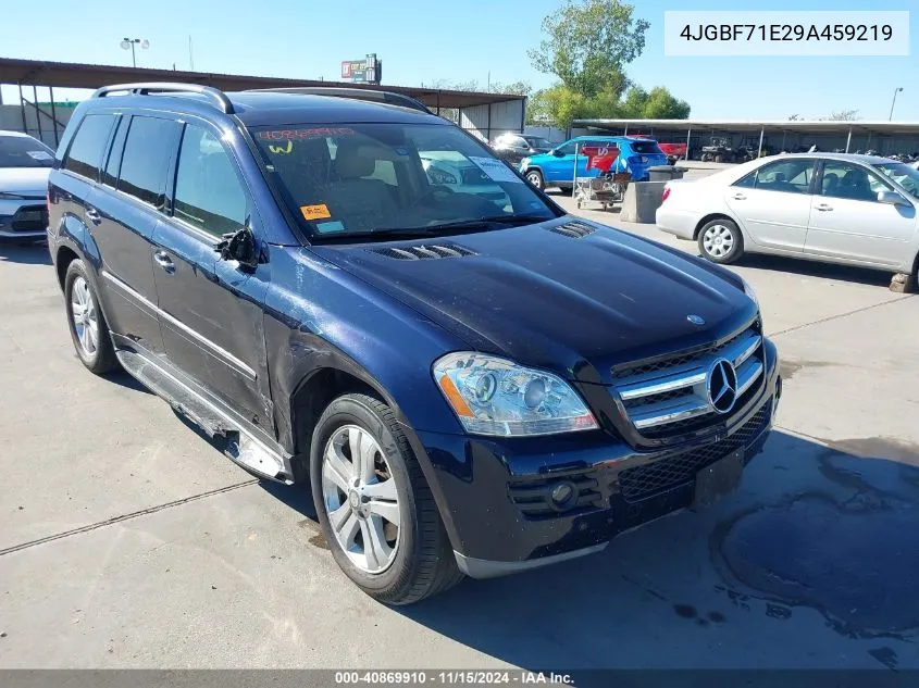 2009 Mercedes-Benz Gl 450 4Matic VIN: 4JGBF71E29A459219 Lot: 40869910