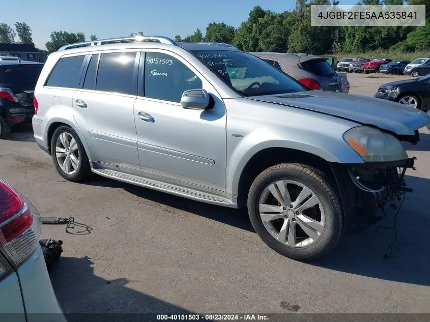 2010 Mercedes-Benz Gl 350 Bluetec 4Matic VIN: 4JGBF2FE5AA535841 Lot: 40151503