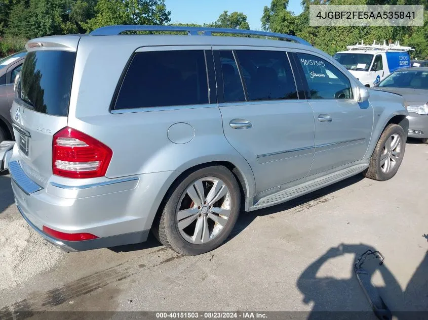 2010 Mercedes-Benz Gl 350 Bluetec 4Matic VIN: 4JGBF2FE5AA535841 Lot: 40151503