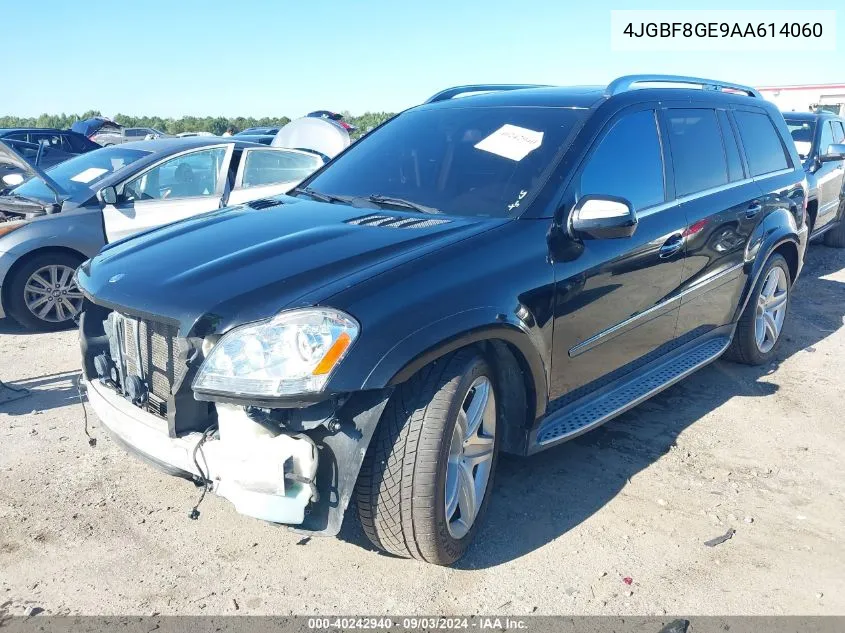 2010 Mercedes-Benz Gl 550 4Matic VIN: 4JGBF8GE9AA614060 Lot: 40242940