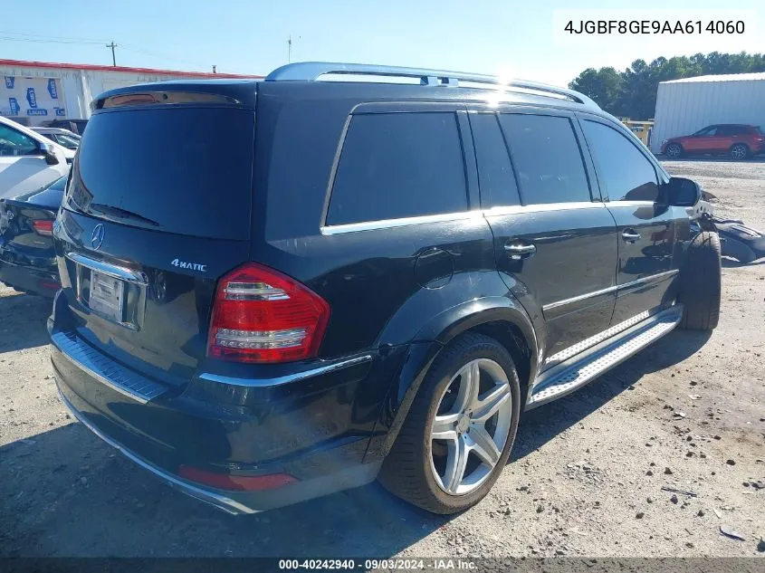 2010 Mercedes-Benz Gl 550 4Matic VIN: 4JGBF8GE9AA614060 Lot: 40242940