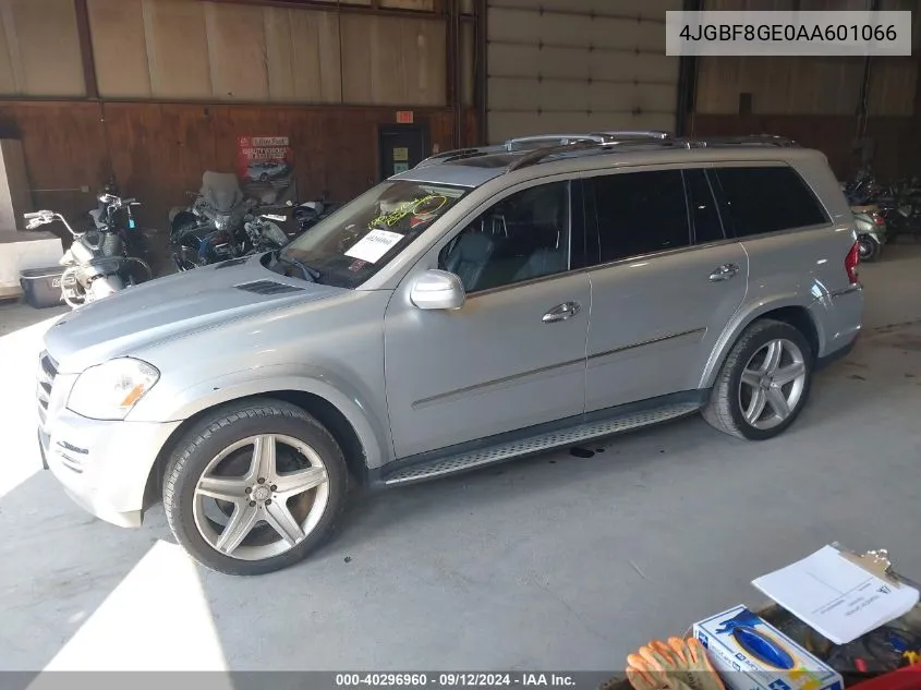 2010 Mercedes-Benz Gl 550 4Matic VIN: 4JGBF8GE0AA601066 Lot: 40296960