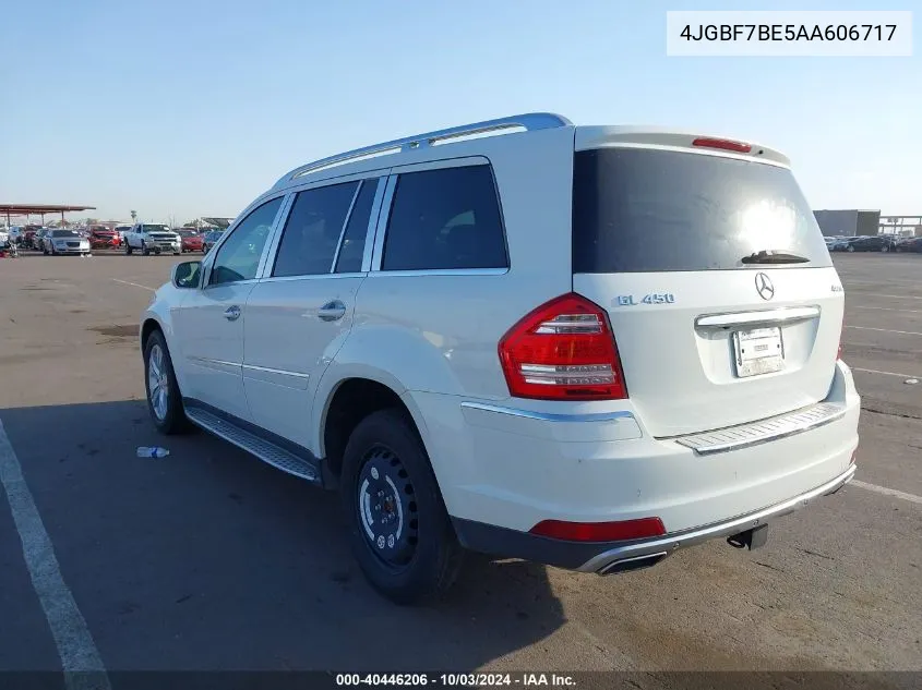 2010 Mercedes-Benz Gl 450 4Matic VIN: 4JGBF7BE5AA606717 Lot: 40446206