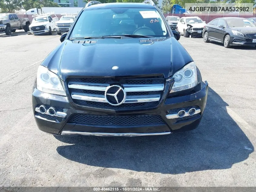 2010 Mercedes-Benz Gl 450 4Matic VIN: 4JGBF7BB7AA532982 Lot: 40462115