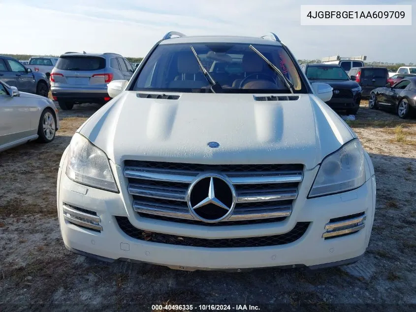 2010 Mercedes-Benz Gl 550 4Matic VIN: 4JGBF8GE1AA609709 Lot: 40496335