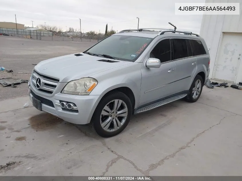 2010 Mercedes-Benz Gl 450 4Matic VIN: 4JGBF7BE6AA564493 Lot: 40800331