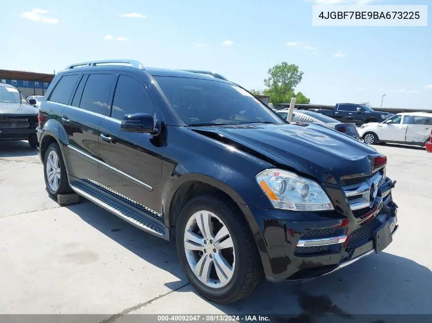 2011 Mercedes-Benz Gl 450 4Matic VIN: 4JGBF7BE9BA673225 Lot: 40092047