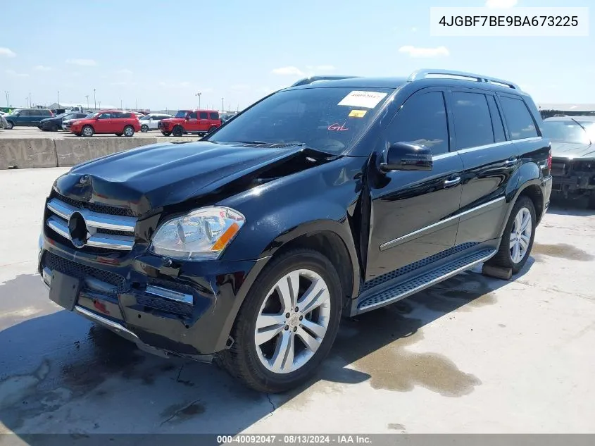 2011 Mercedes-Benz Gl 450 4Matic VIN: 4JGBF7BE9BA673225 Lot: 40092047