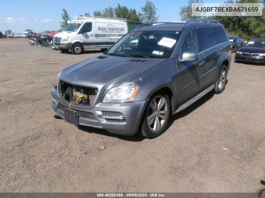 2011 Mercedes-Benz Gl 450 4Matic VIN: 4JGBF7BEXBA671659 Lot: 40255369