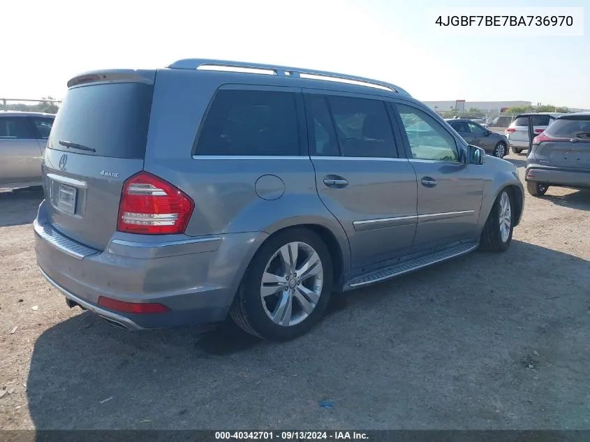 4JGBF7BE7BA736970 2011 Mercedes-Benz Gl 450 4Matic