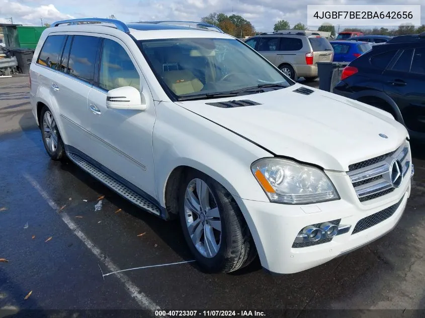 2011 Mercedes-Benz Gl 450 4Matic VIN: 4JGBF7BE2BA642656 Lot: 40723307