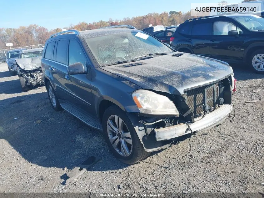 2011 Mercedes-Benz Gl 450 4Matic VIN: 4JGBF7BE8BA659140 Lot: 40745707