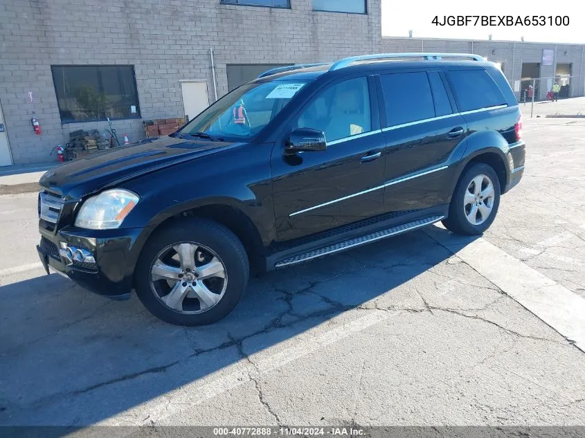 2011 Mercedes-Benz Gl 450 4Matic VIN: 4JGBF7BEXBA653100 Lot: 40772888