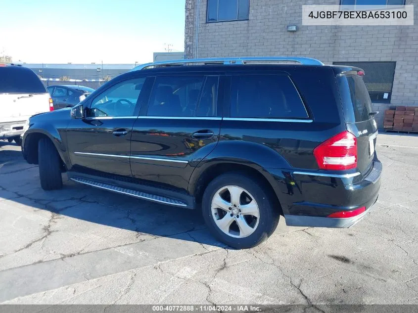 2011 Mercedes-Benz Gl 450 4Matic VIN: 4JGBF7BEXBA653100 Lot: 40772888