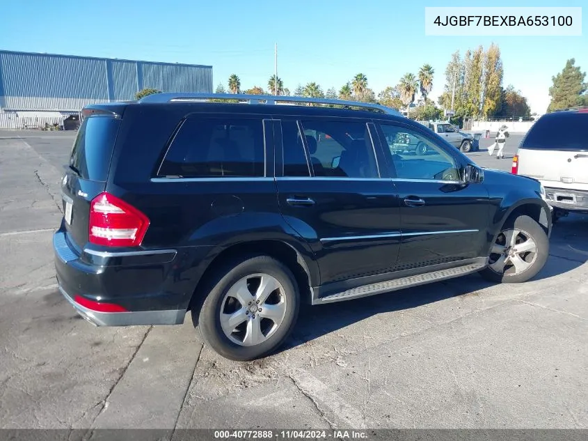 2011 Mercedes-Benz Gl 450 4Matic VIN: 4JGBF7BEXBA653100 Lot: 40772888