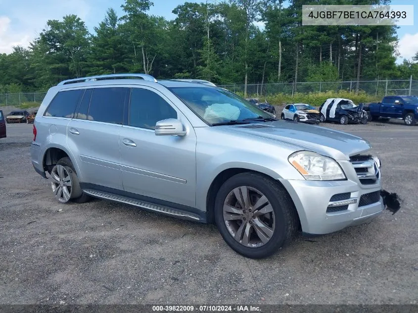 2012 Mercedes-Benz Gl 450 4Matic VIN: 4JGBF7BE1CA764393 Lot: 39822009