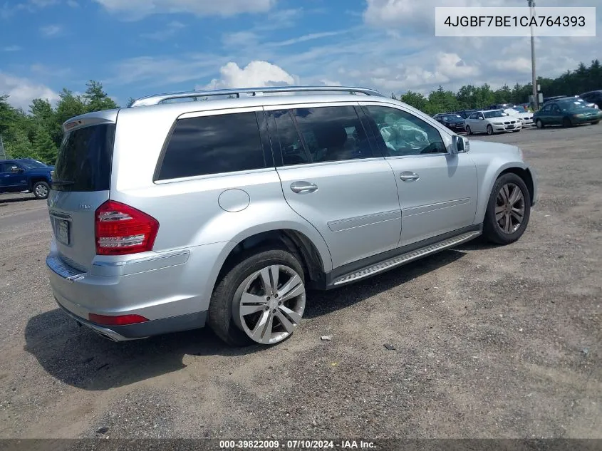 2012 Mercedes-Benz Gl 450 4Matic VIN: 4JGBF7BE1CA764393 Lot: 39822009