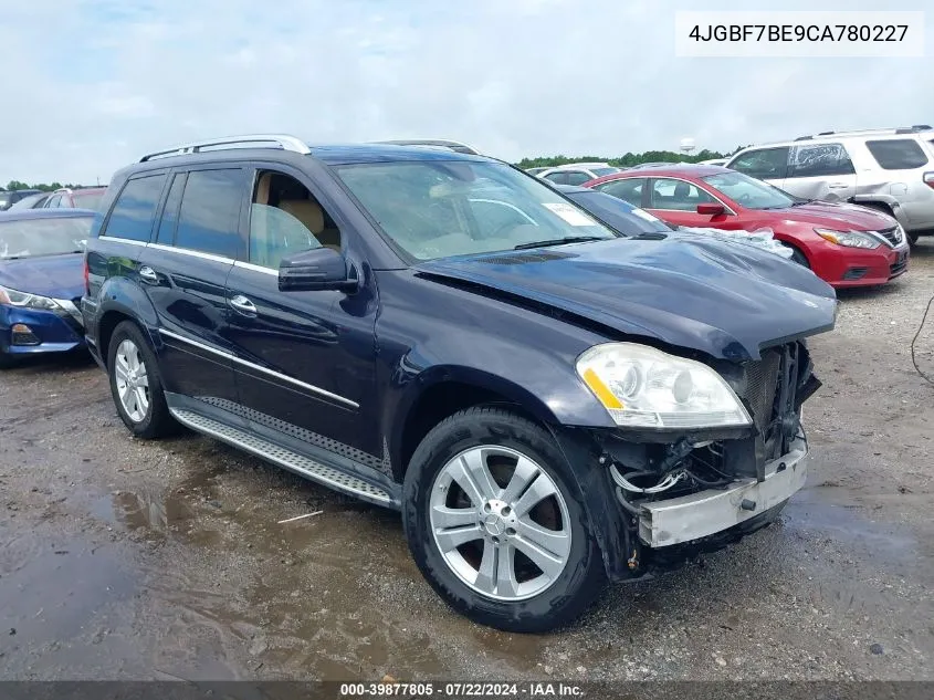 2012 Mercedes-Benz Gl 450 4Matic VIN: 4JGBF7BE9CA780227 Lot: 39877805