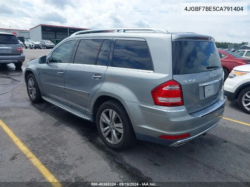 4JGBF7BE5CA791404 2012 Mercedes-Benz Gl 450 450 4Matic