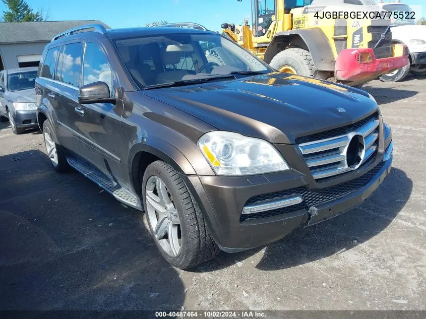 2012 Mercedes-Benz Gl 550 4Matic VIN: 4JGBF8GEXCA775522 Lot: 40487464