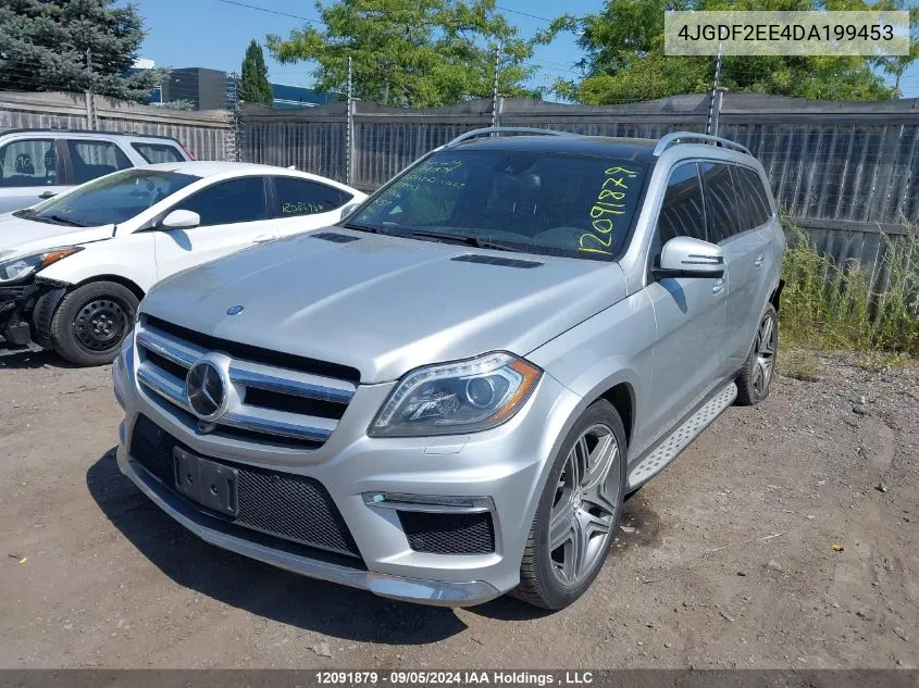 2013 Mercedes-Benz Gl-Class VIN: 4JGDF2EE4DA199453 Lot: 12091879