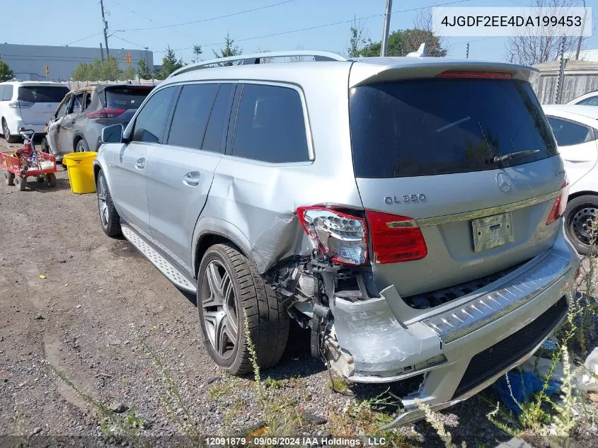 2013 Mercedes-Benz Gl-Class VIN: 4JGDF2EE4DA199453 Lot: 12091879