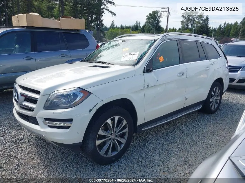 2013 Mercedes-Benz Gl 450 4Matic VIN: 4JGDF7CE9DA213525 Lot: 39770264