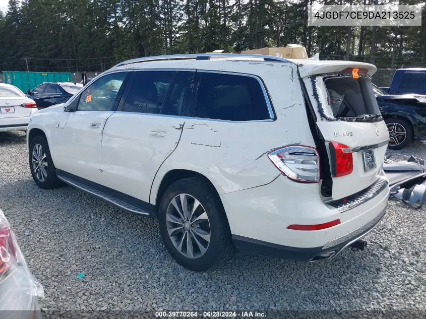 2013 Mercedes-Benz Gl 450 4Matic VIN: 4JGDF7CE9DA213525 Lot: 39770264