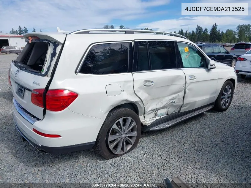 2013 Mercedes-Benz Gl 450 4Matic VIN: 4JGDF7CE9DA213525 Lot: 39770264