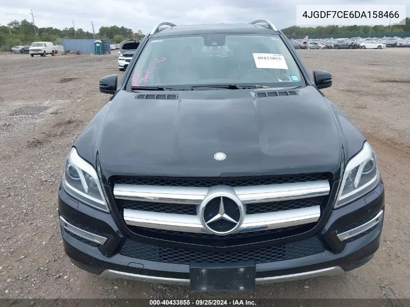 2013 Mercedes-Benz Gl 450 4Matic VIN: 4JGDF7CE6DA158466 Lot: 40433855