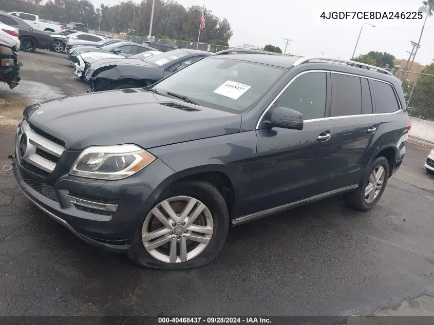 2013 Mercedes-Benz Gl 450 4Matic VIN: 4JGDF7CE8DA246225 Lot: 40468437